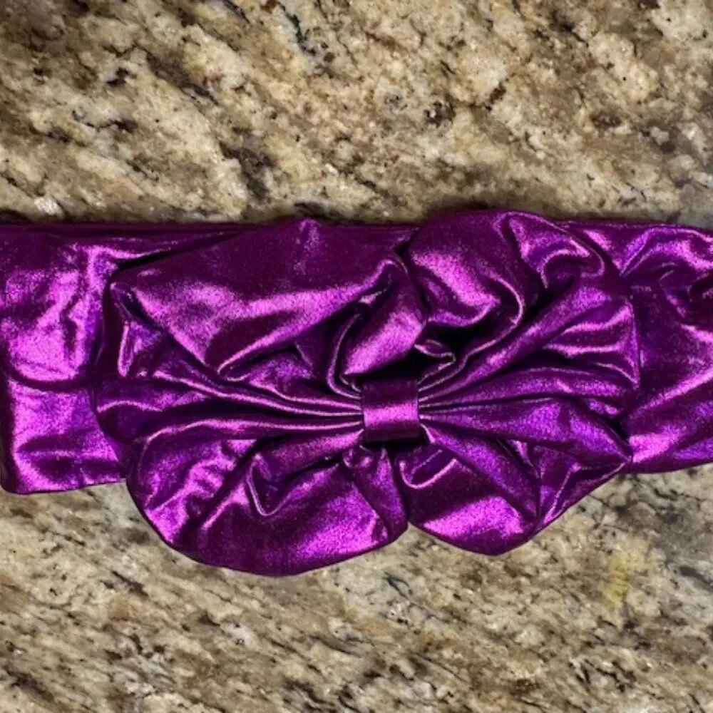 Handmade purple metallic